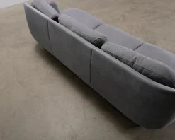 Fritz Hansen Lune 3-sits soffa blå / grå