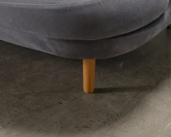 Fritz Hansen Lune 3-sits soffa blå / grå