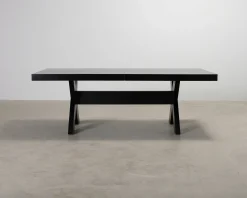 Förlängningsbart matbord cm svart