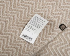 GOF Bullo Chewron matta 200 x 300 cm ljusbeige