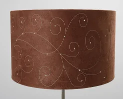 Golvlampa brun / metall