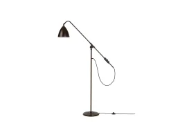 GUBI BL4 M golvlampa svart