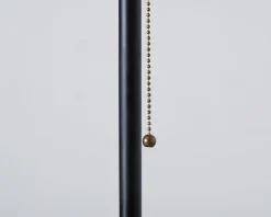 Gubi Gravity golvlampa grå marmor / canvas