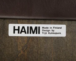 Haimi Yrjö Kukkapuro Plaano stol brun