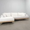 Homitis 3-sits divansoffa naturvit