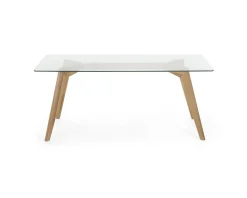 Hudson matbord 180 cm genomskinlig