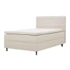 Hvila Plus säng med förväring 140 cm beige