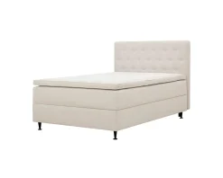 Hvila Plus säng med förväring 140 cm beige