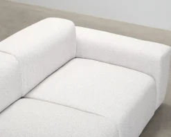 ikimakee Kamu 3-sits soffa med öppet avslut ljusgrå