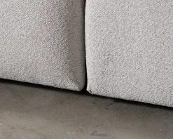 ikimakee Kamu 3-sits soffa med öppet avslut ljusgrå