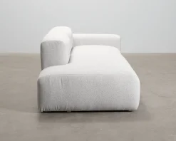 ikimakee Kamu 3-sits soffa med öppet avslut ljusgrå