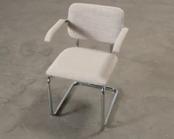 Knoll Cesca stol med armstöd beige