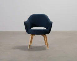 Knoll Eero Saarinen Executive Chair stol blå