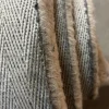 Layered Circular ullmatta 180 x 270 cm Bone White
