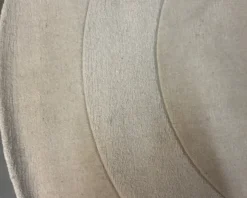 Layered Circular ullmatta 180 x 270 cm Bone White