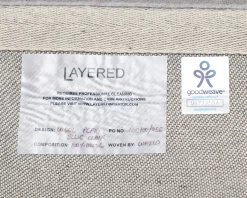 Layered Classic Solid Wool ullmatta 300 x 400 cm Blue Clair