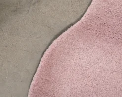 Layered Scallop 180 x 260 cm matta Pink Lavender