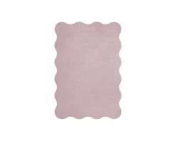 Layered Scallop 180 x 260 cm matta Pink Lavender