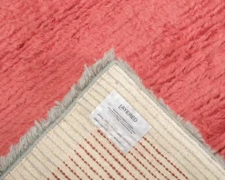 Layered Shaggy Edge ullmatta 180 x 270 cm Rose