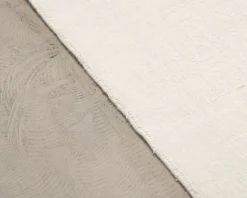 Layered Solid PET matta 257 x 350 cm Bone White