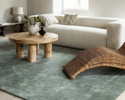Layered Solid Wool matta 300 x 400 cm Sage