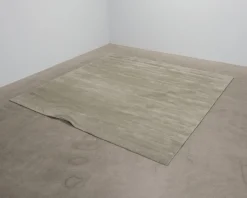 Layered Solid Wool matta 300 x 300 cm Sage