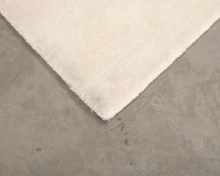 Layered Solid Wool ullmatta 250 x 350 cm Bone White