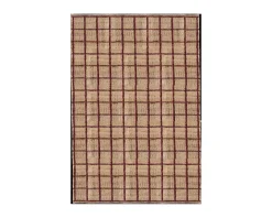 Layered Strata Braided Jute matta 140 x 200 cm Burgundy