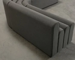 Lounge hörnsoffa mörkgrön