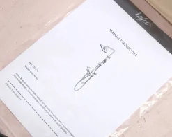 Lyfco dusch för badrum svart