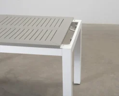 Matgrupp för utomhusbruk grå / vit