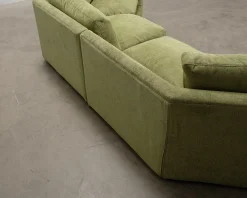 Meridiani 4-sits soffa grön