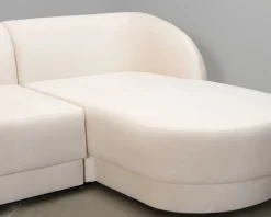 Micadoni Miley U-soffa naturvit