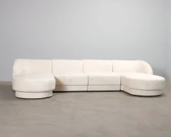 Micadoni Miley U-soffa naturvit