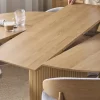 Mio Astrid matbord ø 136-186 cm mörkbrun