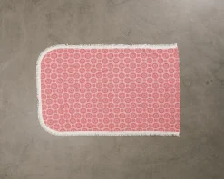 Mönstrad matta 150 x 239 cm röd