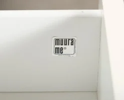 Muurame skrivbord vit
