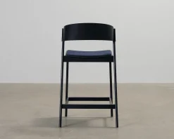 Muuto Cover Counter barstol svart