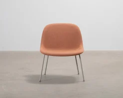 Muuto Fiber fåtölj orange