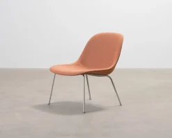 Muuto Fiber fåtölj orange