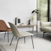 Muuto Fiber loungestol beige