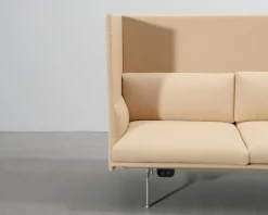 Muuto Outline Highback 2-sits soffa beige