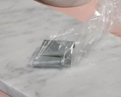 Normann Copenhagen Sten hylla vit marmor