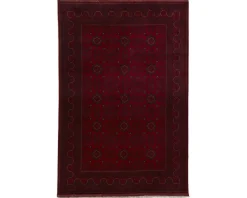 Old Afghan orientalisk matta 196 x 290 cm