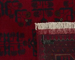 Old Afghan orientalisk matta 152 x 197 cm