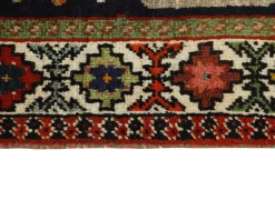Old Figural Kashghai orientalisk matta 113 x 208 cm