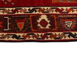 Old Figural Kashghai orientalisk matta 162 x 226 cm