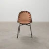 OX Denmarq Stretch stol cognacläder / svart