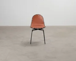 OX Denmarq Stretch stol cognacläder / svart