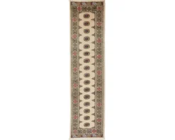Pakistan handknotted orientalisk matta 79 x 312 cm beige